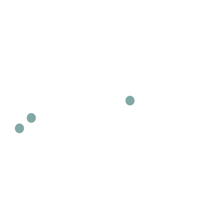 usa map 3 locations white 07